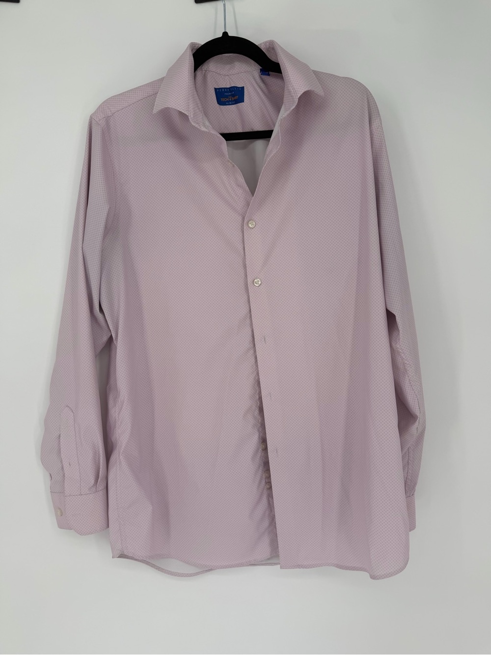 Perry EllisTech Shirt Light Pink Microdot Dress Shirt